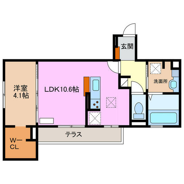 三重県桑名市明正町(賃貸アパート1LDK・1階・40.53㎡)の写真 その1