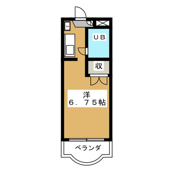 ゴールドファイブ成城 305｜東京都調布市入間町１丁目(賃貸マンション1R・3階・17.82㎡)の写真 その2