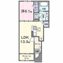 兵庫県神崎郡福崎町南田原（賃貸アパート1LDK・1階・50.05㎡） その2