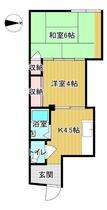 アサビル 502 ｜ 山口県下関市赤間町（賃貸マンション2K・5階・31.00㎡） その2