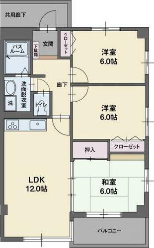 同じ建物の物件間取り写真 - ID:222016353179