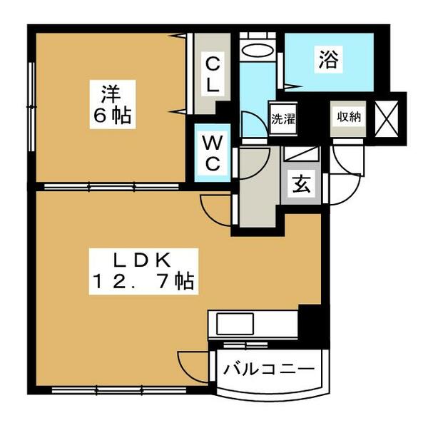 パレスサンリバー｜北海道札幌市白石区本郷通１０丁目南(賃貸マンション1LDK・1階・43.38㎡)の写真 その2