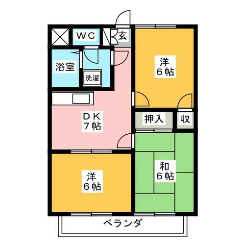 同じ建物の物件間取り写真 - ID:211046850864