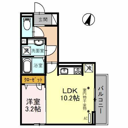 同じ建物の物件間取り写真 - ID:211046850858