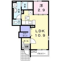 レコルテフレイズ 102 ｜ 愛知県江南市村久野町上原（賃貸アパート1LDK・1階・36.24㎡） その2