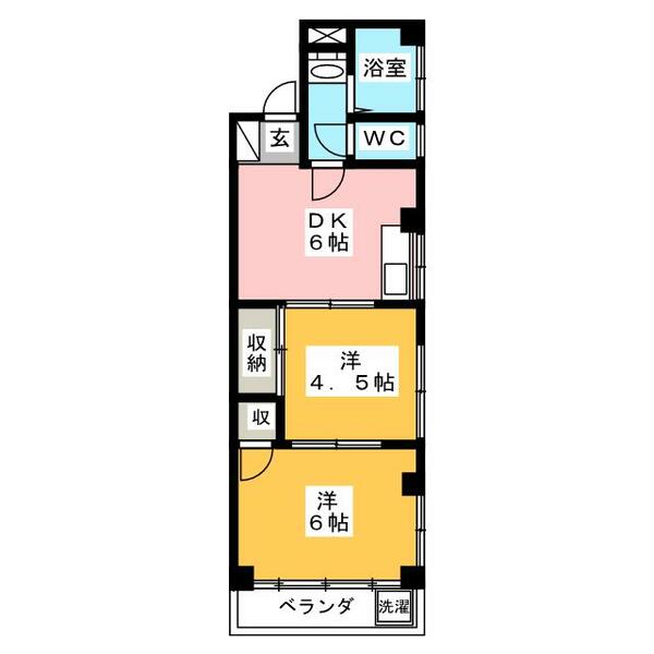 コーポ白樺｜埼玉県さいたま市大宮区土手町３丁目(賃貸マンション2DK・2階・36.05㎡)の写真 その2