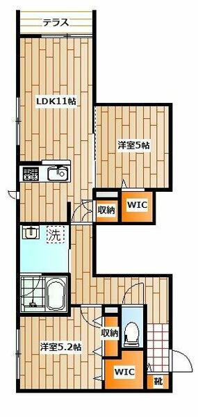 フォルトゥーナ雪ノ下 102｜神奈川県鎌倉市雪ノ下１丁目(賃貸マンション2LDK・1階・58.49㎡)の写真 その2