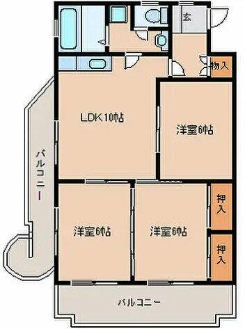 同じ建物の物件間取り写真 - ID:240026668068