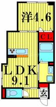 グラナーデ扇Ｉ A105 ｜ 東京都足立区扇２丁目（賃貸アパート1LDK・1階・32.84㎡） その2