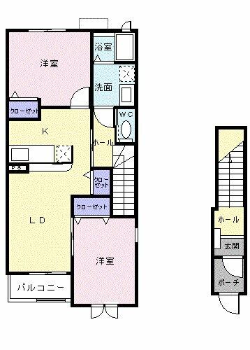 同じ建物の物件間取り写真 - ID:221010694244