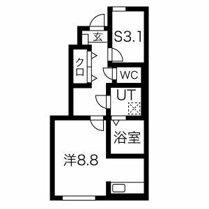 同じ建物の物件間取り写真 - ID:206001965011