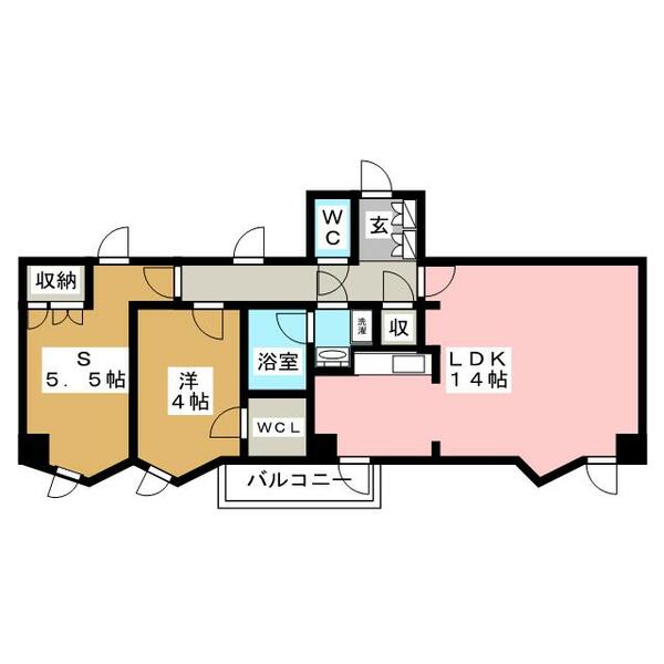 東京都文京区大塚５丁目(賃貸マンション1SLDK・6階・59.31㎡)の写真 その2