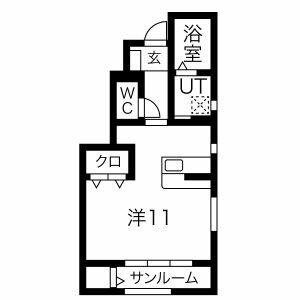 同じ建物の物件間取り写真 - ID:206001958985