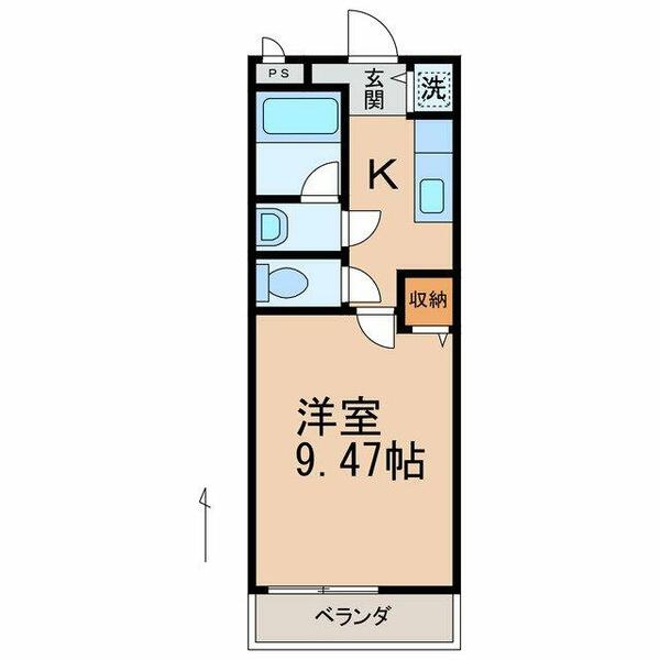 和歌山県和歌山市秋月(賃貸アパート1K・2階・27.00㎡)の写真 その2