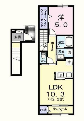 同じ建物の物件間取り写真 - ID:213102744511