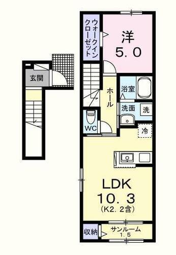 同じ建物の物件間取り写真 - ID:213102744457