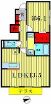 アルヴィータ 101 ｜ 千葉県松戸市新松戸７丁目（賃貸アパート1LDK・1階・47.81㎡） その2