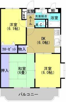 同じ建物の物件間取り写真 - ID:209005610848