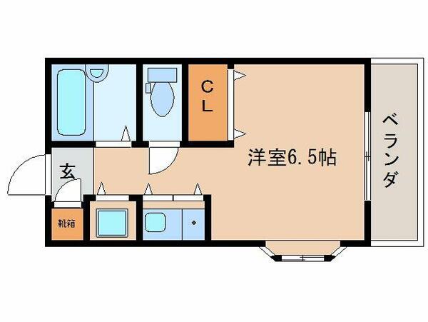 奈良県生駒郡三郷町立野南３丁目(賃貸マンション1R・1階・18.00㎡)の写真 その2