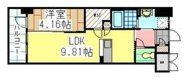 福岡県北九州市八幡西区鷹の巣１丁目（賃貸マンション1LDK・6階・34.49㎡） その2