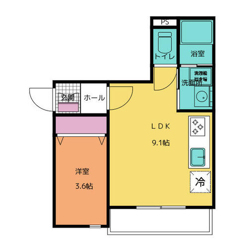 同じ建物の物件間取り写真 - ID:204004206540