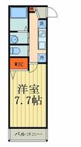 埼玉県川口市芝富士１丁目（賃貸アパート1K・3階・24.25㎡） その2