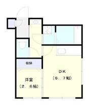 ラムズ西岡 407 ｜ 北海道札幌市豊平区西岡四条９丁目（賃貸マンション1DK・4階・27.32㎡） その1