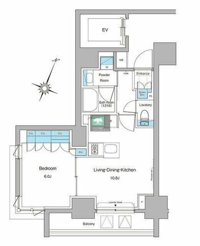 同じ建物の物件間取り写真 - ID:213101193548