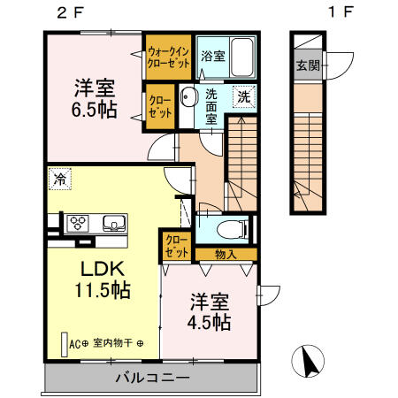 同じ建物の物件間取り写真 - ID:214055998625