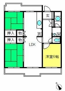 同じ建物の物件間取り写真 - ID:211046409639