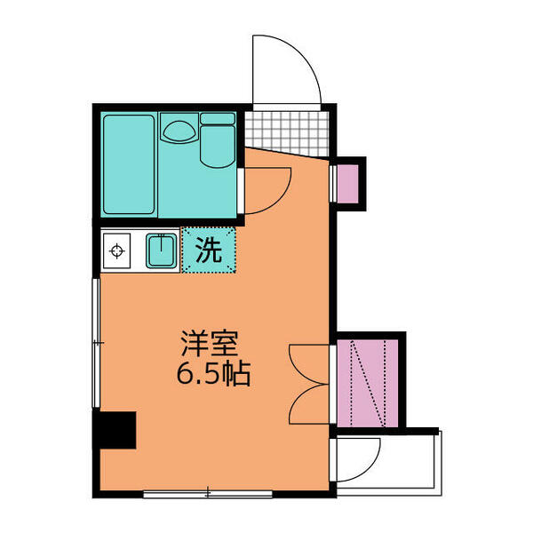 アビタシオン石川｜東京都北区中里１丁目(賃貸マンション1R・2階・16.00㎡)の写真 その2