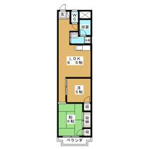 メゾン多摩川  ｜ 東京都大田区下丸子３丁目（賃貸マンション2LDK・4階・47.19㎡） その2