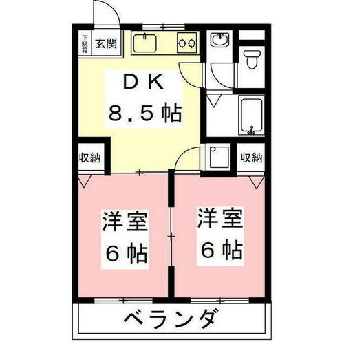 同じ建物の物件間取り写真 - ID:221010455745