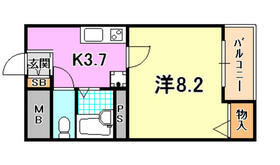 コンフォート宮本町 102 ｜ 兵庫県神戸市垂水区宮本町（賃貸マンション1K・1階・26.42㎡） その2