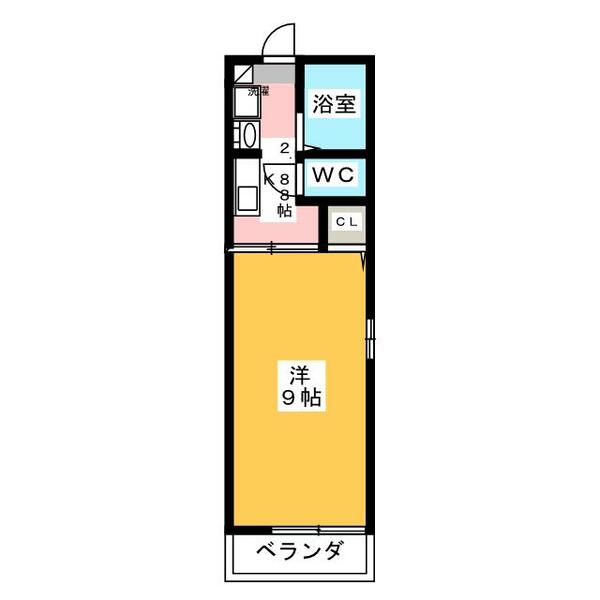 フォレスト白鷺 207｜東京都中野区白鷺１丁目(賃貸アパート1K・2階・24.30㎡)の写真 その2