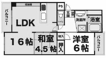 兵庫県神戸市西区池上４丁目(賃貸マンション3LDK・3階・60.03㎡)の写真 その2