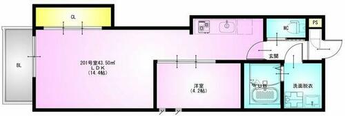 同じ建物の物件間取り写真 - ID:212042115229