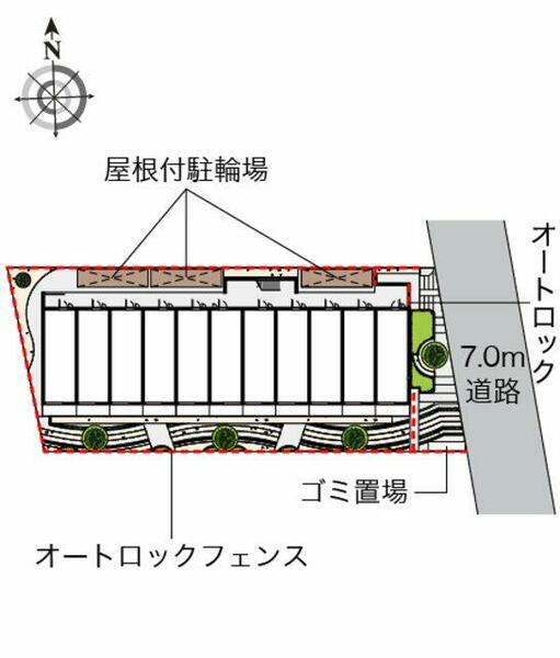 神奈川県川崎市幸区南加瀬３丁目(賃貸マンション1R・1階・28.76㎡)の写真 その14