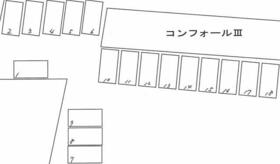 コンフォールＩＩＩ 208 ｜ 福岡県久留米市東合川町（賃貸マンション1K・2階・30.24㎡） その3