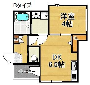 大阪府大阪市住吉区上住吉１丁目(賃貸アパート1DK・1階・28.07㎡)の写真 その2