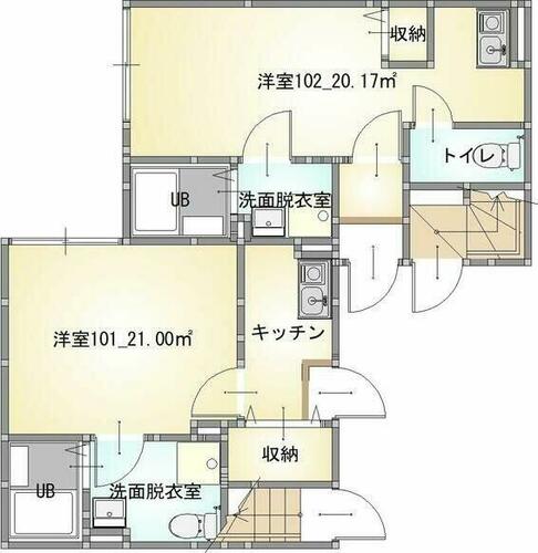 同じ建物の物件間取り写真 - ID:211046864600