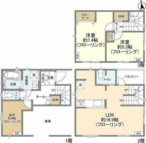 同じ建物の物件間取り写真 - ID:213101474135