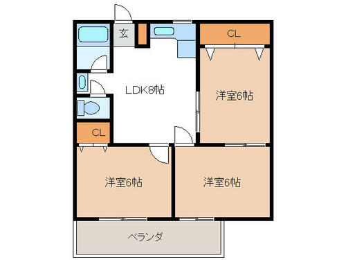 同じ建物の物件間取り写真 - ID:221010579130