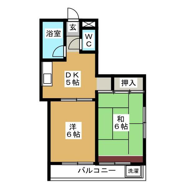 東京都足立区扇２丁目(賃貸マンション2DK・1階・37.07㎡)の写真 その2