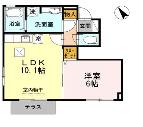 同じ建物の物件間取り写真 - ID:228048046937