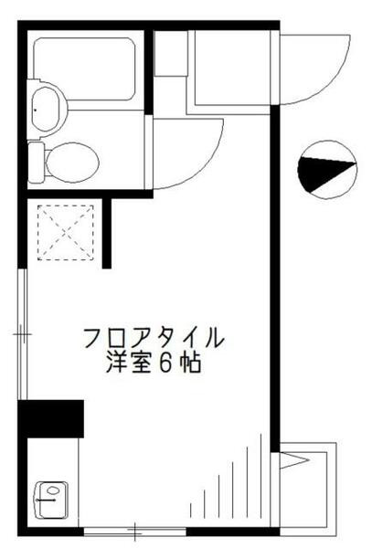 ビレッジモモイ 303｜東京都杉並区桃井４丁目(賃貸マンション1R・3階・14.29㎡)の写真 その2