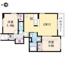 京都府福知山市石原４丁目（賃貸アパート2LDK・1階・56.02㎡） その2