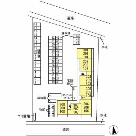 トリシア磯原 108｜茨城県北茨城市磯原町豊田(賃貸アパート3LDK・1階・73.80㎡)の写真 その3