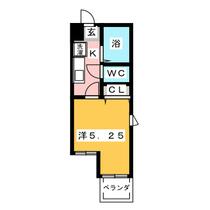 ベルテエフ  ｜ 東京都北区滝野川６丁目（賃貸マンション1K・2階・19.44㎡） その2