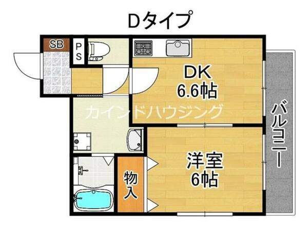 大阪府大阪市住吉区上住吉１丁目(賃貸マンション1DK・3階・42.22㎡)の写真 その2